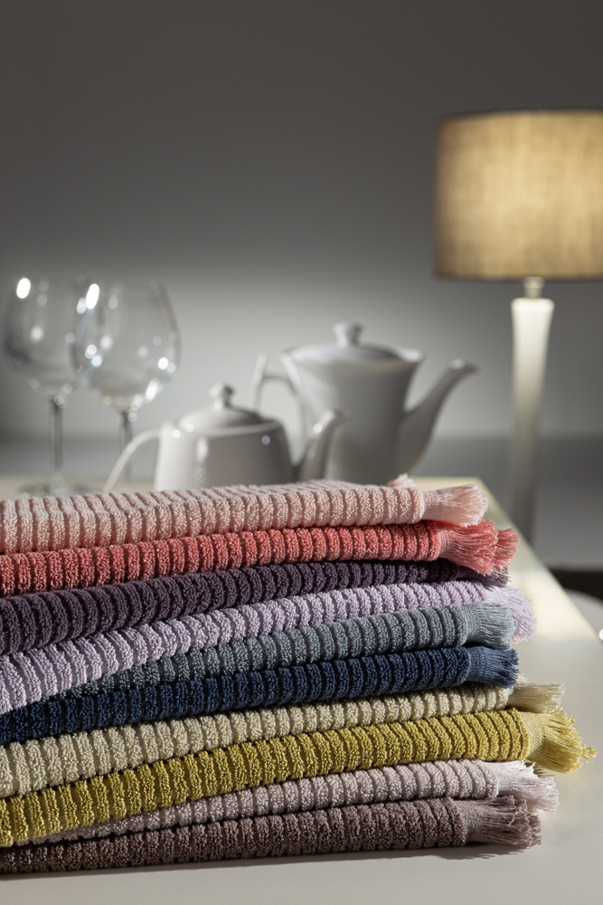 Πετσέτες Κουζίνας Guy Laroche (Σετ) Tissus Silver 40X60