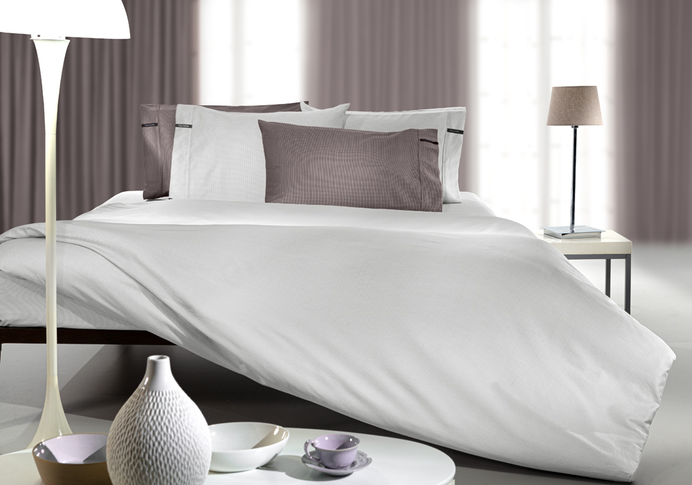 Σεντόνι Ημίδιπλο Guy Laroche Minimal Silver 120X200+35 Με λάστιχο