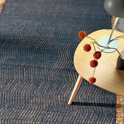 Χαλί Διαδρόμου Guy Laroche Zigk Zgk Marine 60X200