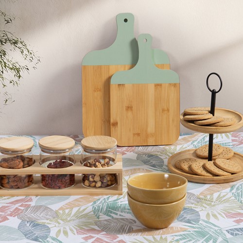 Διπλή Βάση Σερβιρίσματος Nef-Nef Homeware Lendar Beige