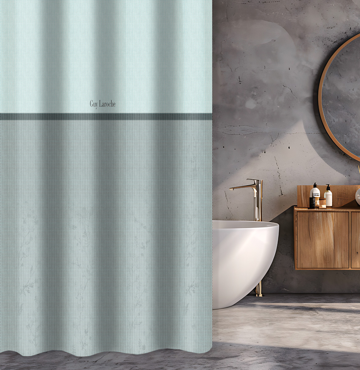   Κουρτίνα Μπάνιου Guy Laroche Celestia Aqua 180X185