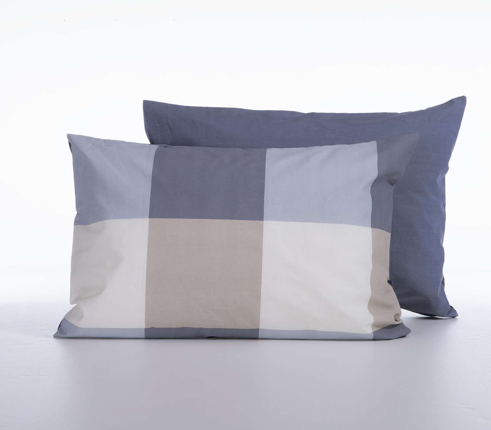 Μαξιλαροθήκη Nef-Nef Homeware Casual Check 52x72 Denim
