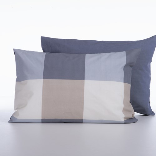 Μαξιλαροθήκη Nef-Nef Homeware Casual Check 52x72 Denim