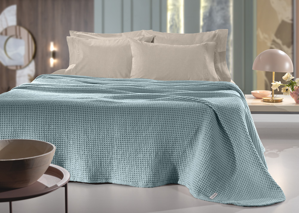 Κουβέρτα Πικέ Μονή Eternity Guy Laroche Cement 160x240