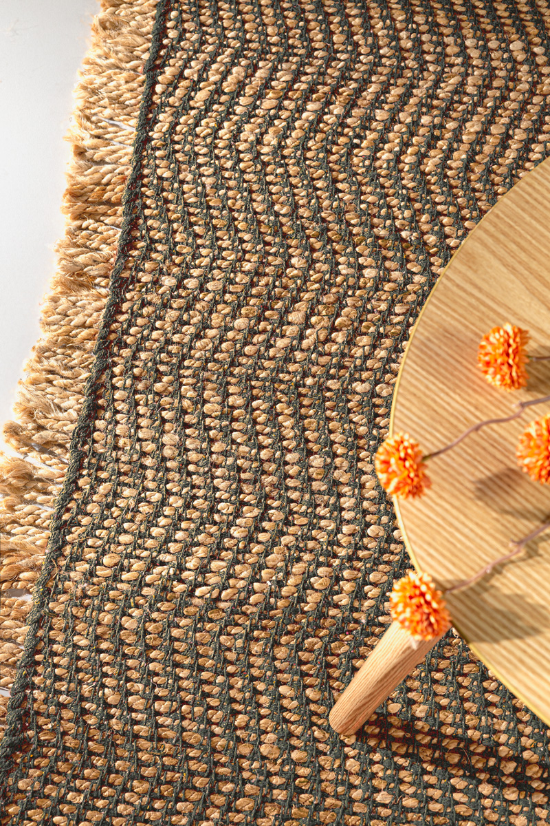 Χαλί Σαλονιού Guy Laroche Zigk Zagk Olive 140X200