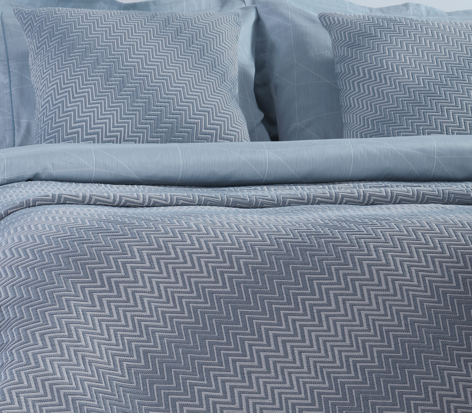 Κουβέρτα Υπέρδιπλη Nef-Nef Homeware Chevie  230X250 Blue