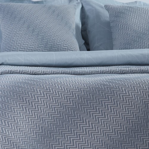 Κουβέρτα Υπέρδιπλη Nef-Nef Homeware Chevie 230X250 Blue