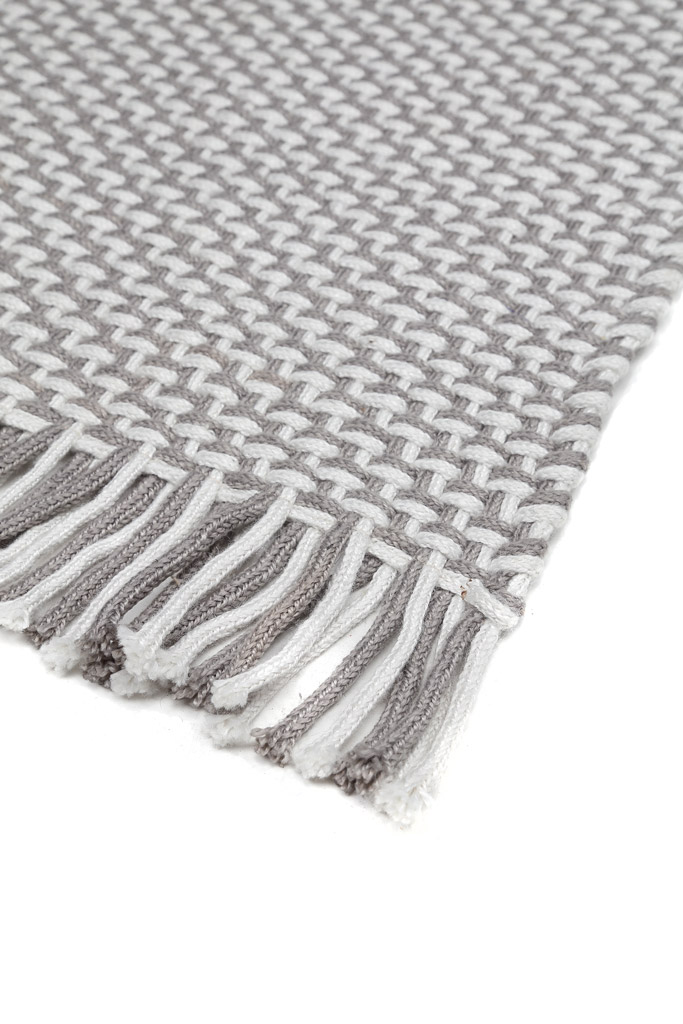 Χαλί Διαδρόμου Royal Carpet Duppis OD2 White Grey 060Χ090 