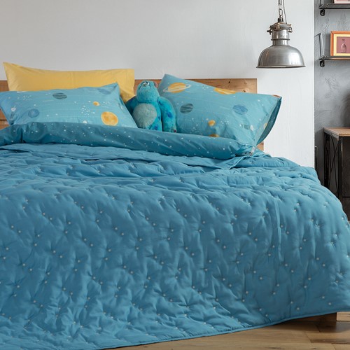 Παιδικό Κουβερλί Nef-Nef Homeware Special Star 180X240 Petrol