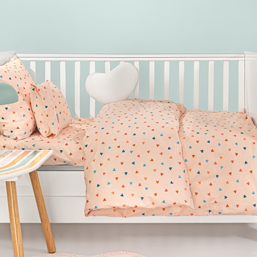 Κουβέρτα Κούνιας Guy Laroche Amore Salmon115X170