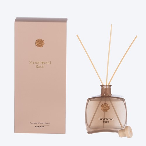 Αρωματικό Χώρου Με Στικς Nef-Nef Homeware Sandalwood Rose 200ml