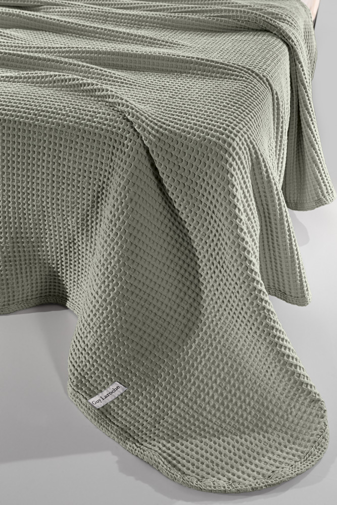  Κουβέρτα Πικέ Μονή Guy Laroche Eternity Olive 160X240