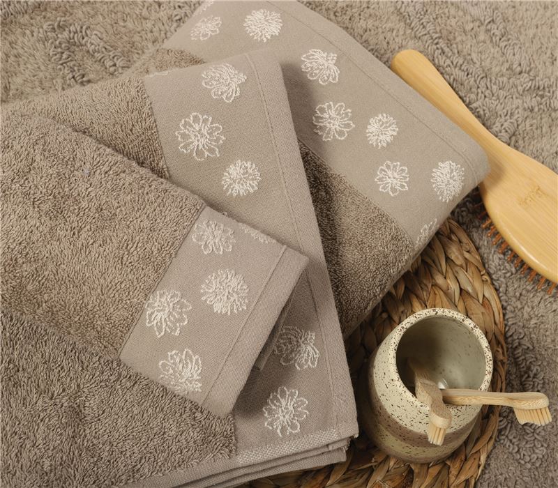 Πετσέτα Σώματος Nef-Nef Homeware Anthem 70x140 Beige