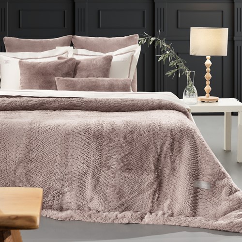 Κουβέρτα Υπέρδιπλη Guy Laroche (Σετ) 220Χ240 Crusty Old Pink