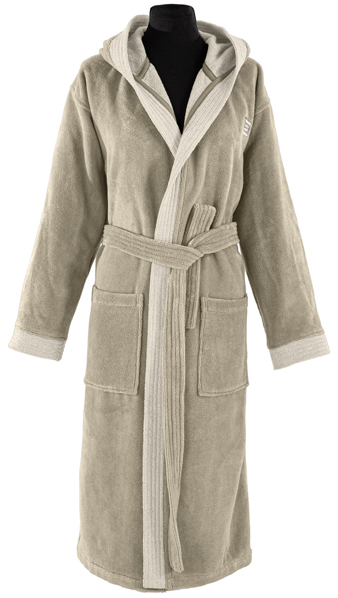 Μπουρνουζι Guy Laroche Monogram Khaki Small