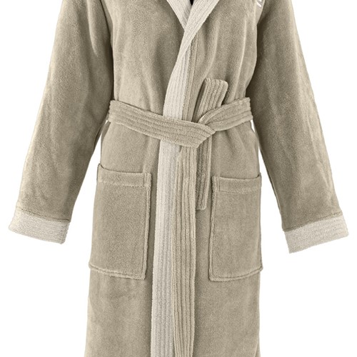 Μπουρνουζι Guy Laroche Monogram Khaki Small