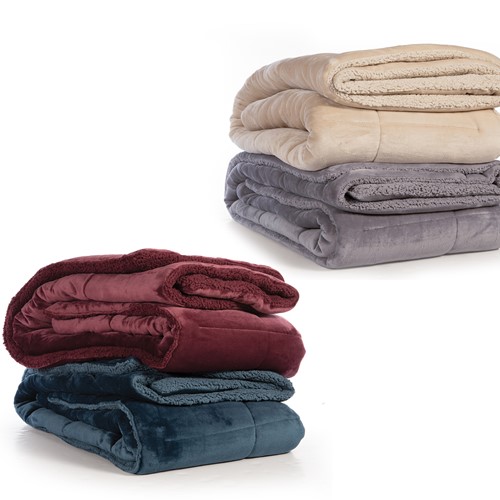 Κουβερτοπάπλωμα Υπέρδιπλο Nef-Nef Homeware Singular 24 220Χ240 Bordo