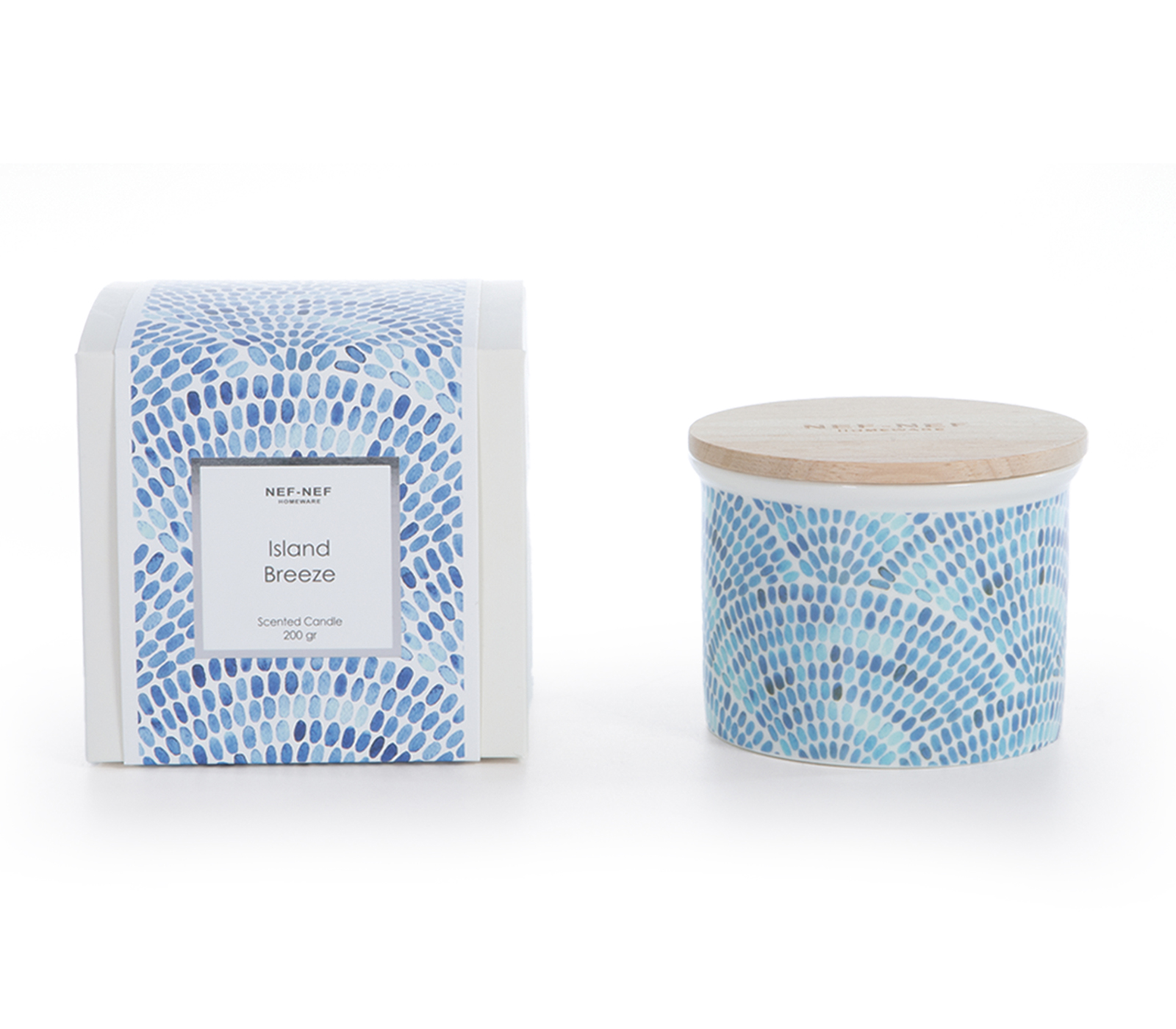 Αρωματικό Κερί Nef-Nef Homeware Island Breeze 200gr Blue