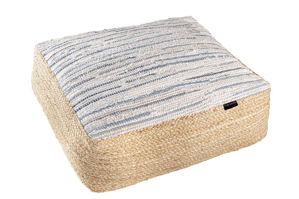 Πούφ Guy Laroche Kilim Large Boho 65X65X30 