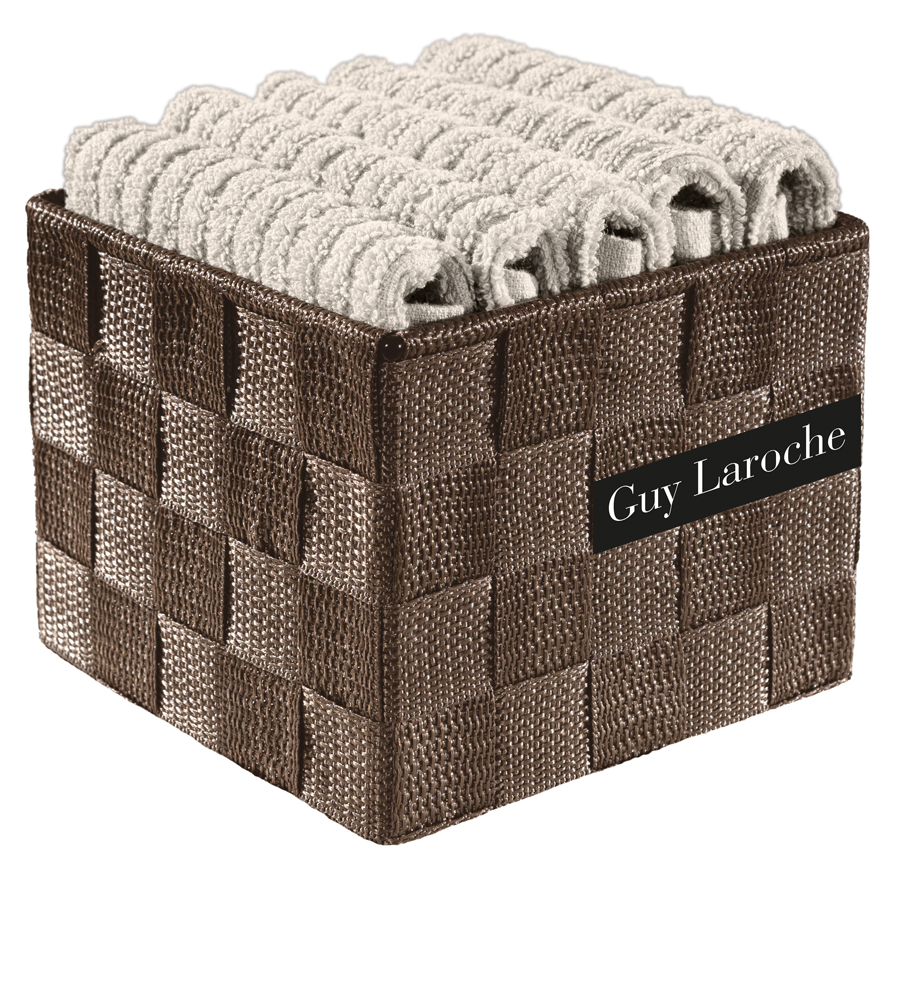 Σετ Πετσέτες Guy Laroche 5τμχ Σε Κουτί (30x30) Perla