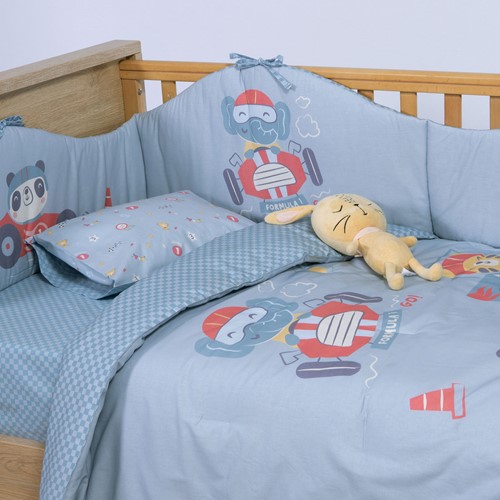 Βρεφικό Κουβερλί Nef-Nef Homeware Super Boy 110X140 L.Blue