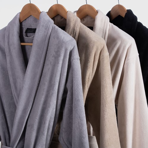 Μπουρνούζι με Γιακά Nef-Nef Unit Grey X.Large