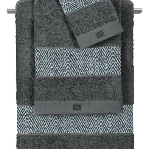 Σετ Πετσέτες Guy Laroche (3τμχ) Alezia Azul-Αnthracite