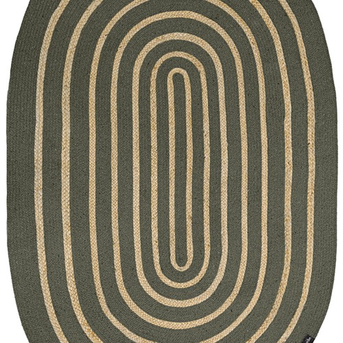 Χαλί Σαλονιού Guy Laroche Maya Olive Oval 140X210
