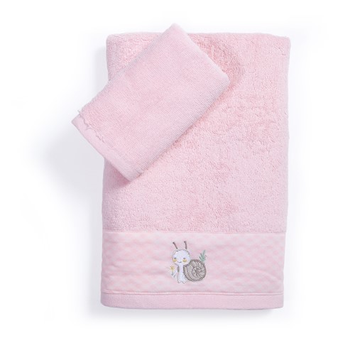 Βρεφικές Πετσέτες Nef-Nef Homeware (Σετ) Cute Snail Light Lilac