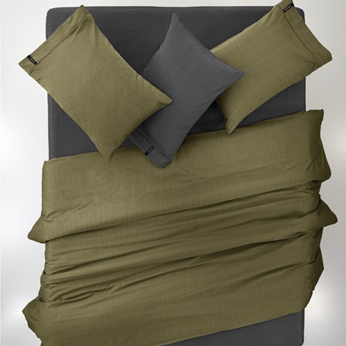 Σεντόνι Υπέρδιπλο Μεμονωμένα Guy Laroche με λάστιχο Minimal Khaki 160X200+35