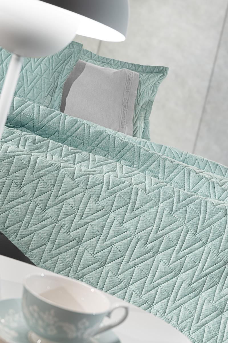 Κουβερλί Ημίδιπλο Guy Laroche (Σετ) Kylian Mint 180X240