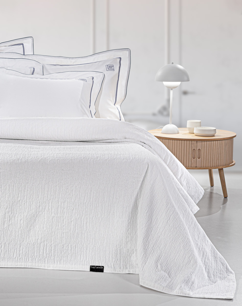 Κουβέρτα King Size Guy Laroche Diana White 260X250