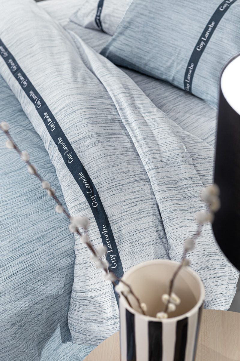 Σεντόνια Ημίδιπλα Guy Laroche (Σετ) Avene Denim 180X265 