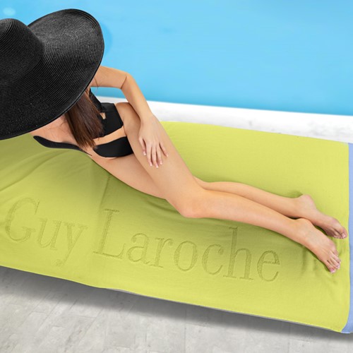 Πετσέτα Θαλάσσης Guy Laroche Double Lime 90x180