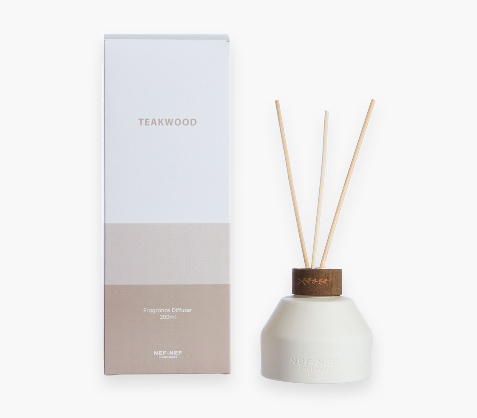 Αρωματικό Χώρου Στικς Nef-Nef Homeware Teakwood 26 200ml Sand Rose 