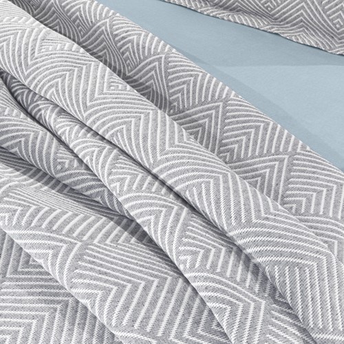 Κουβέρτα Υπέρδιπλο Tetris Guy Laroche Silver 245X260