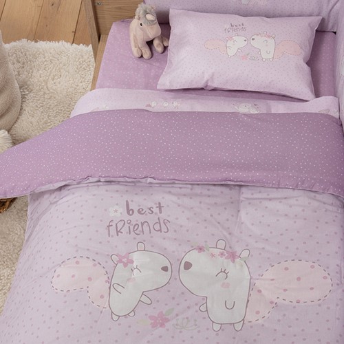 Βρεφικό Πάπλωμα Nef-Nef Homeware Best Friends 110x140 Mauve