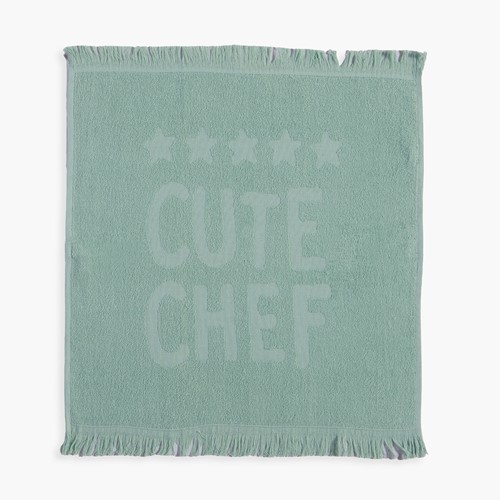 Ποτηρόπανο Nef-Nef Homeware Cute Chef 50X50 Mint