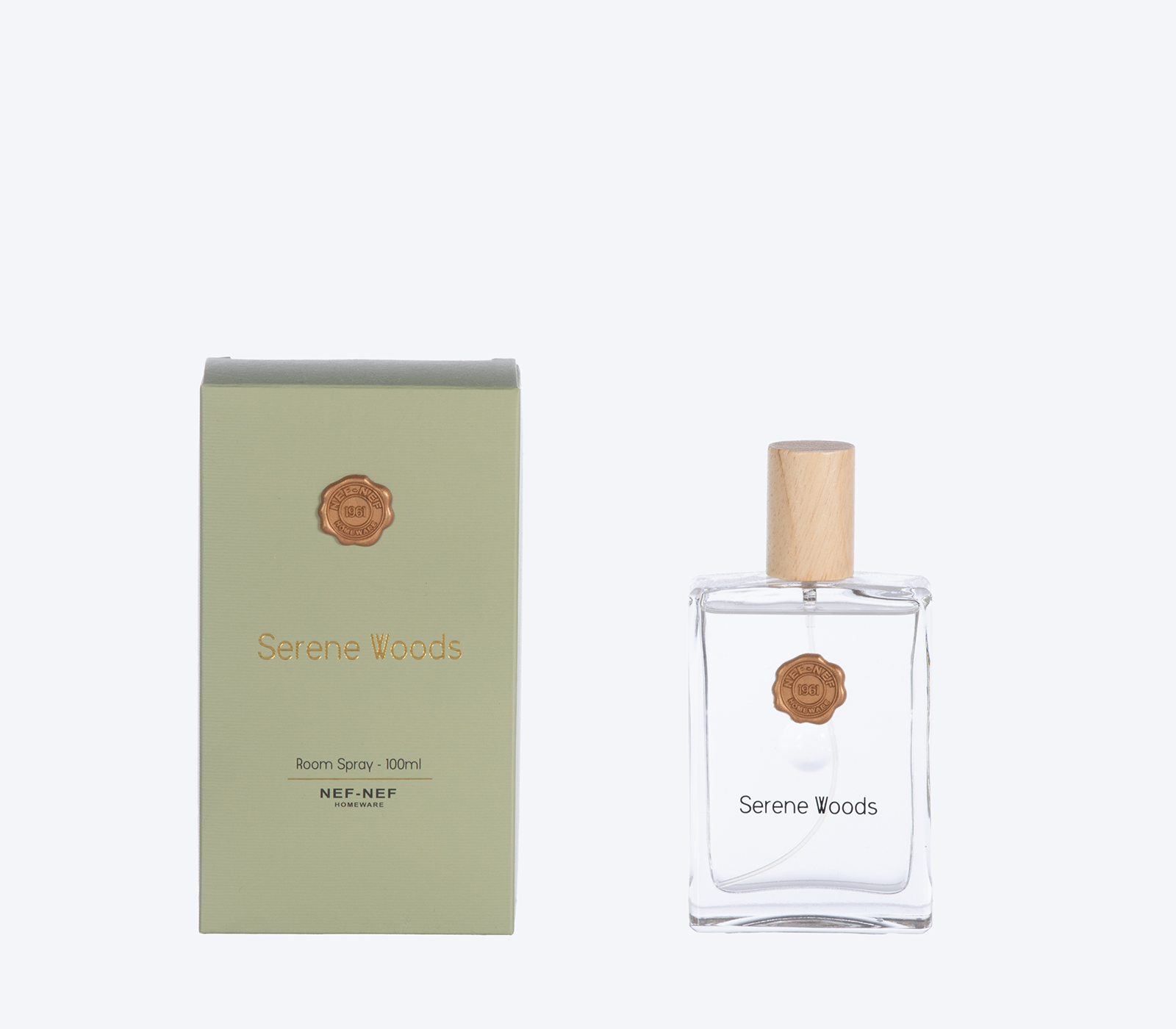 Αρωματικό Σπρεϋ Χώρου Nef-Nef Homeware Serene Wood 100ml Green