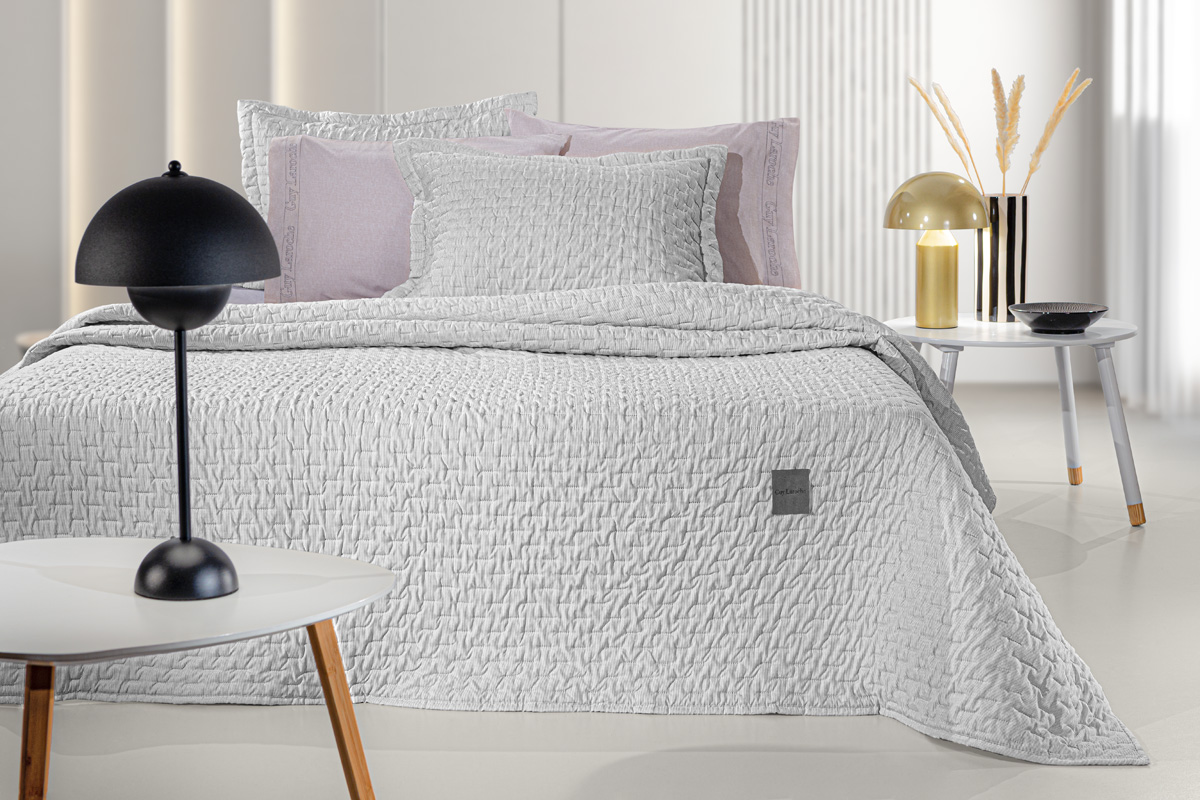 Κουβερλί Υπέρδιπλο Guy Laroche (Σετ) Arden Smoke 220X240