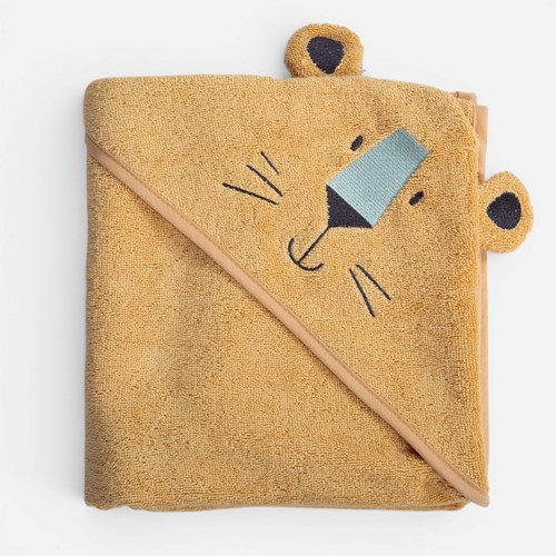 Βρεφική Κάπα Nef-Nef Homeware Wild Company 75x75 Υellow