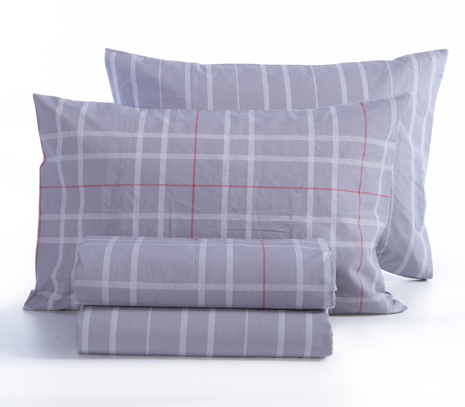 Σεντόνια Μονά Nef-Nef Homeware (Σετ) 170Χ270 Αvion Grey