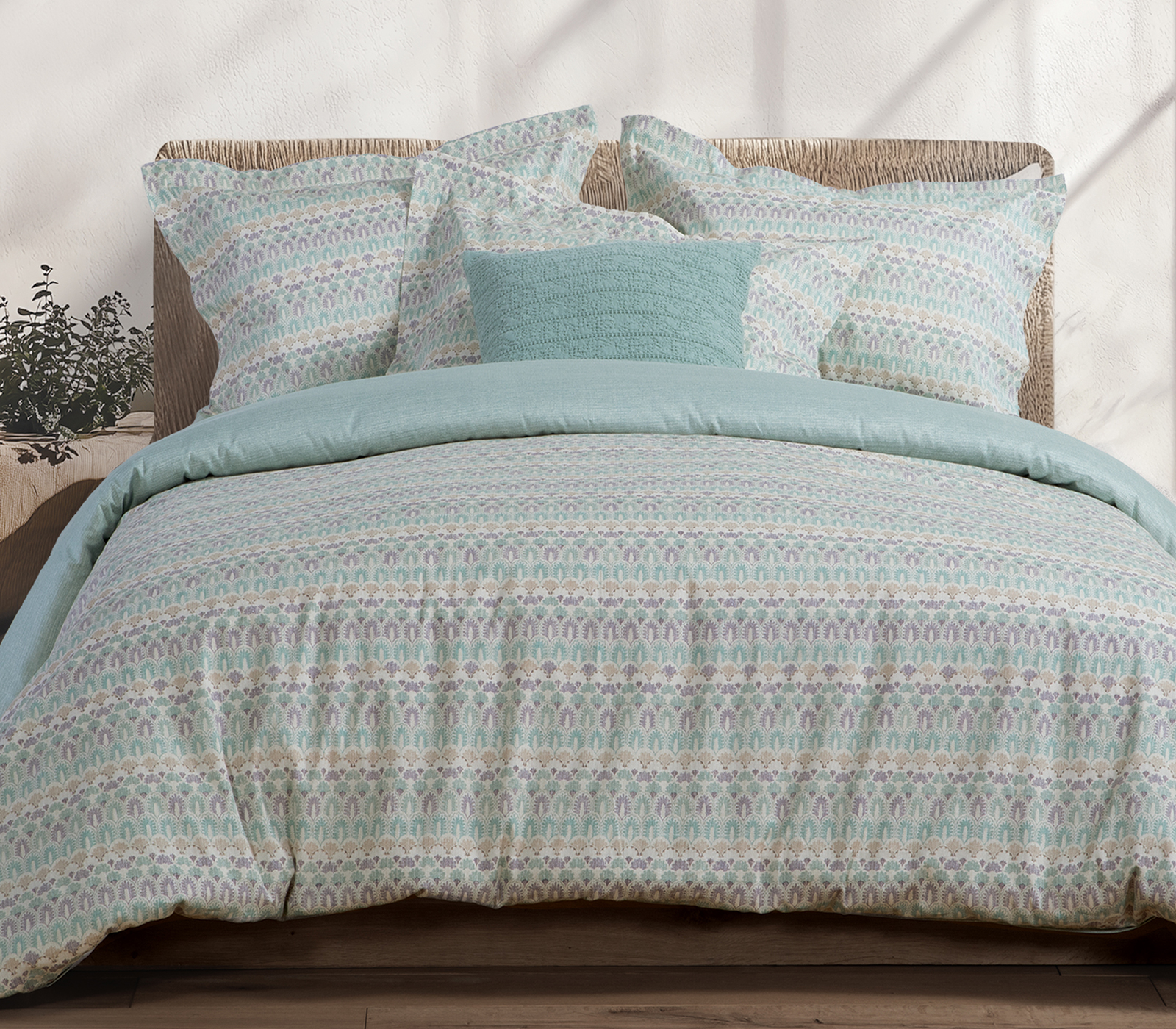 Σεντόνια King Size Βαμβακοσατέν Nef-Nef Homeware (Σετ) Moisair 270X280 Aqua
