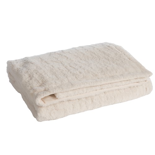 Ριχτάρι Πολυθρόνας Nef-Nef Homeware Mentor 130x180 Ecru