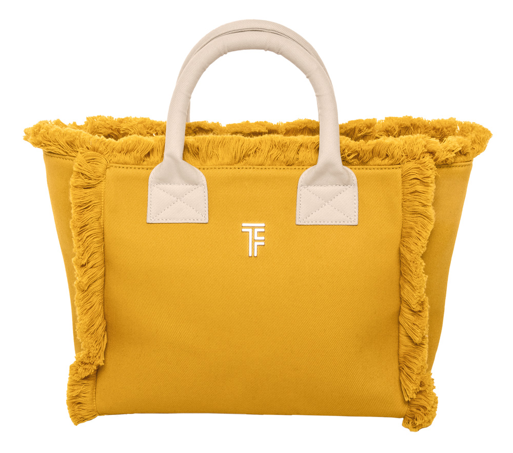 Τσάντα Χειρός Θαλάσσης Feel & Touch Caribbean Mustard/Ammos