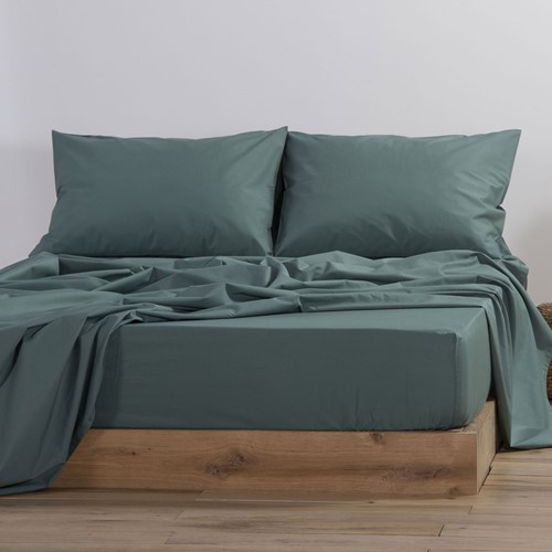 Σεντόνι Μονό Με Λάστιχο Nef-Nef Basic Green (100x200+30)