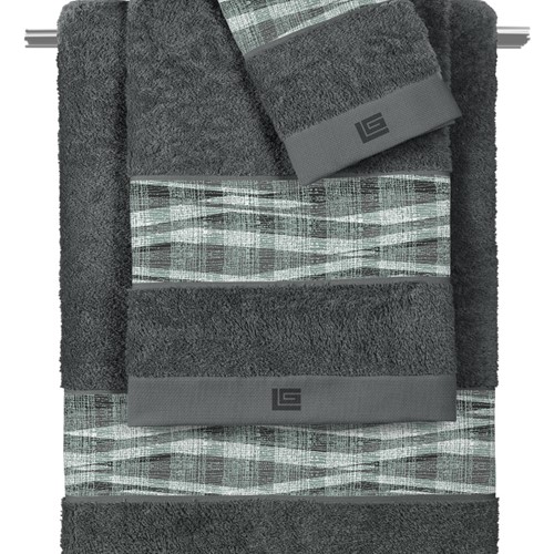 Σετ Πετσέτες Guy Laroche Active Mint/Anthracite (3τμχ)