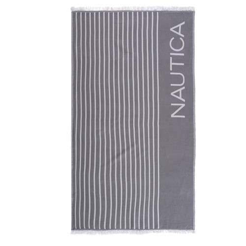 Πετσέτα Θαλάσσης Nef-Nef Nautica Stripe 90X170 Grey