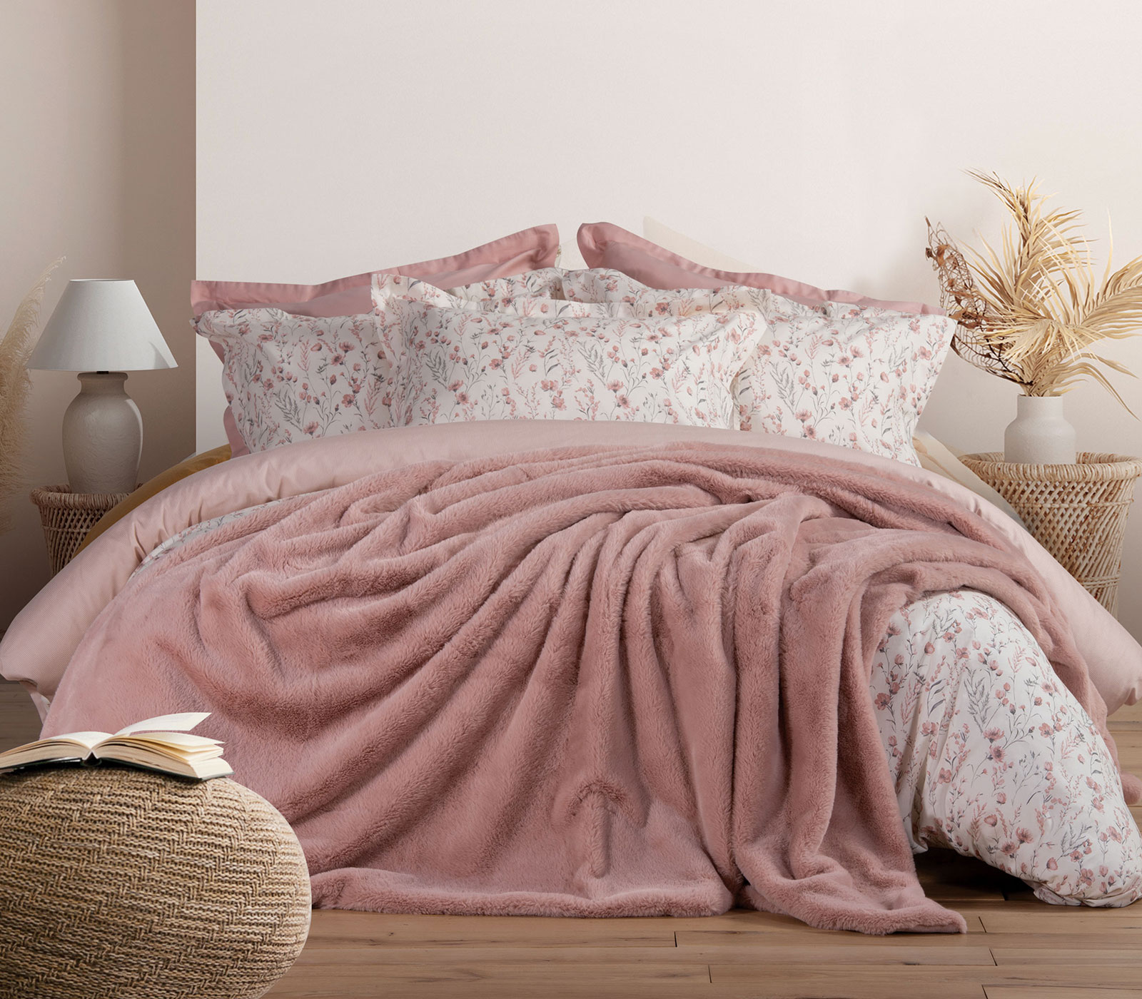Κουβέρτα Γούνινη Nef-Nef Υπέρδιπλη 240Χ220 Warmer Pink