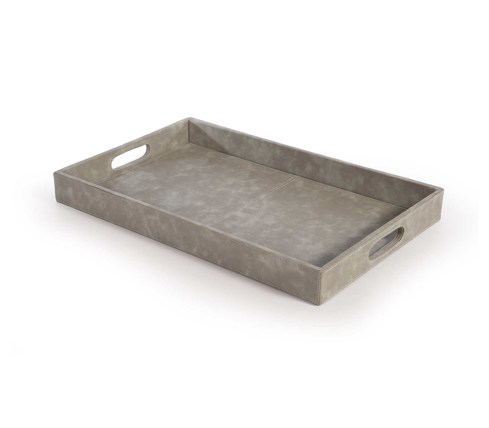 Δίσκος Nef-Nef Homeware με υφή δέρματος Lethal 30X50Χ5 D.Grey
